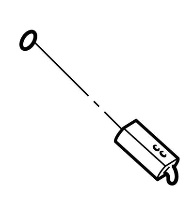 【メール便対応】LIXIL（INAX）　おしり用ノズル先端（Oリング付）　ホワイト　【品番：H20-3400】