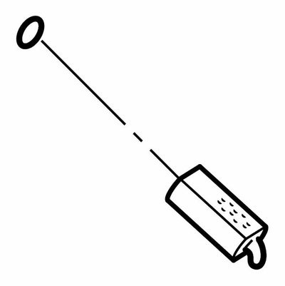 【メール便対応】LIXIL（INAX）　ビデ用ノズル先端（Oリング付）　ホワイト　【品番：H20-3401】