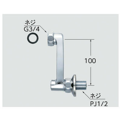 LIXIL（INAX）　長尺取付脚　【品番：A-786】
