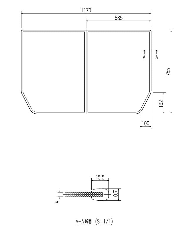 LIXIL（INAX）　組フタ　【品番：YFK-1276B（3）】●