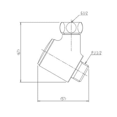 LIXIL（INAX）　シャワーエルボ　【品番：A-10315】◯