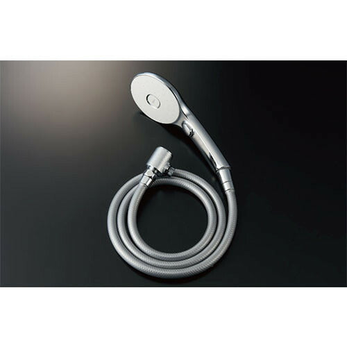LIXIL（INAX）　エコアクアスイッチシャワー（めっき仕様）メタル調シルバーホース（樹脂製防カビホース） （ホース長 1.8m）　【品番：BF-SL6MBGE（1.8）-AT】