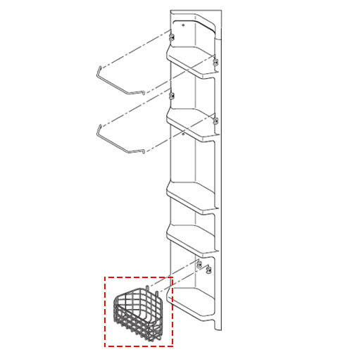 LIXIL（INAX）　浴室収納用 収納カゴ　【品番：YR-221-01】