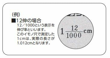 【メール便対応】シンワ測定　イモノ尺 シルバー 15cm 10伸 cm表示　【品番：18015】