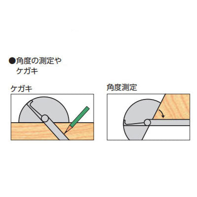 シンワ測定　プロトラクター No.30 シルバー Φ120 竿目盛なし　【品番：62774】