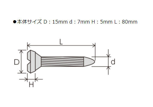 シンワ測定　コノエネイル No.3 20本入　【品番：76990】