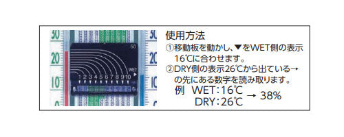 シンワ測定　乾湿計 E-2　【品番：72706】