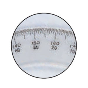 シンワ測定　分度器 アクリル製 360° 15cm 全円　【品番：74926】