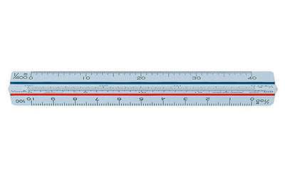 シンワ測定　三角スケール A-10 10cm JIS　【品番：70777】