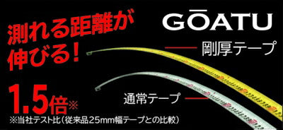 TJMデザイン（TAJIMA）　剛厚セフGロック ダブルマグ25（メートル目盛）　【品番：GASFGLWM2565】