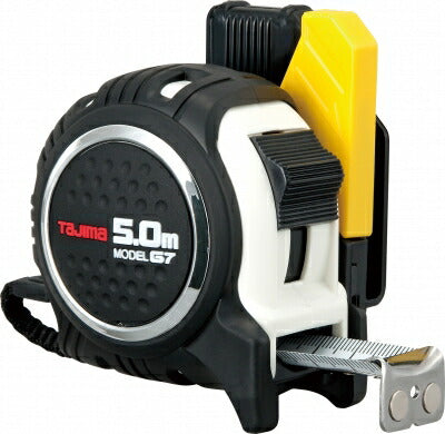TJMデザイン（TAJIMA）　セフG7ロック マグ爪25（メートル目盛）　黒/白　【品番：SFG7LM2550W】