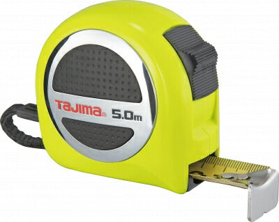 TJMデザイン（TAJIMA）　剛厚スパコン25（メートル目盛）　蛍光緑　【品番：GASP2550】