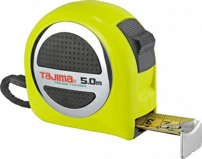 TJMデザイン（TAJIMA）　剛厚スパコン25（尺相当目盛付）　蛍光緑　【品番：GASP2550S】