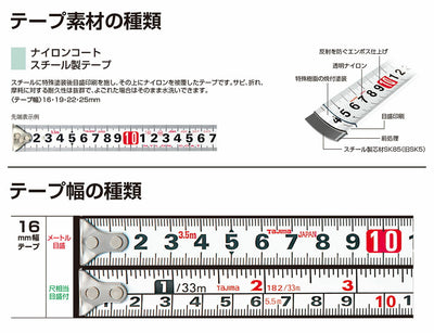 TJMデザイン（TAJIMA）　スパコン16（メートル目盛）　【品番：SP1655BL】
