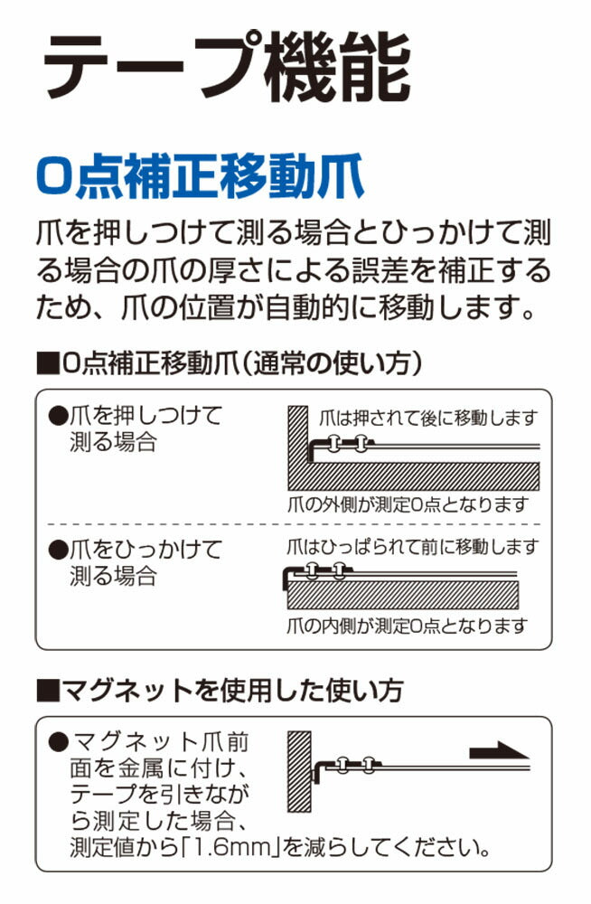 【メール便対応】TJMデザイン（TAJIMA）　ハイ-13（メートル目盛）　【品番：H13-20BL】