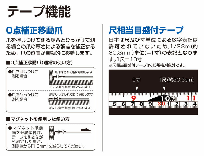 【メール便対応】TJMデザイン（TAJIMA）　ハイ-13（尺相当目盛付）　【品番：H1320SBL】
