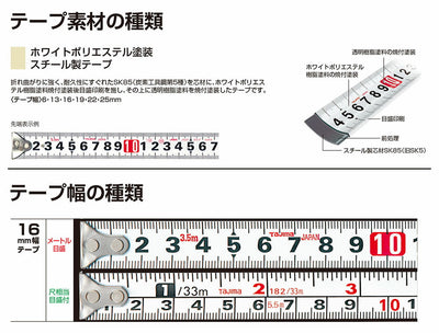 TJMデザイン（TAJIMA）　ハイ-16（メートル目盛）　【品番：H16-35BL】