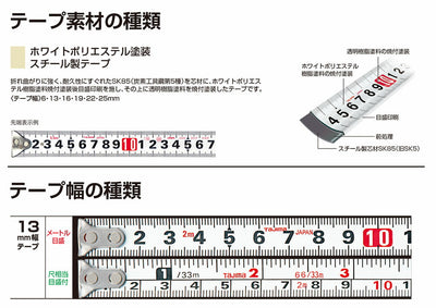 TJMデザイン（TAJIMA）　KREIS 3（メートル目盛）　ブラック　【品番：KR-30LBK】