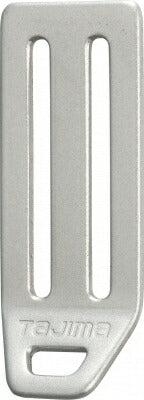 【メール便対応】TJMデザイン（TAJIMA）　L型D環止め （アルミ2穴）　シルバー　【品番：TA-LAD2SI】