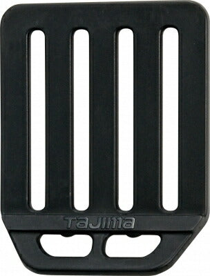 【メール便対応】TJMデザイン（TAJIMA）　L型D環止め （樹脂4穴）　ブラック　【品番：TA-LPD4BK】