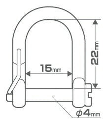 【メール便対応】TJMデザイン（TAJIMA）　シャックル M　【品番：AZ-SM】