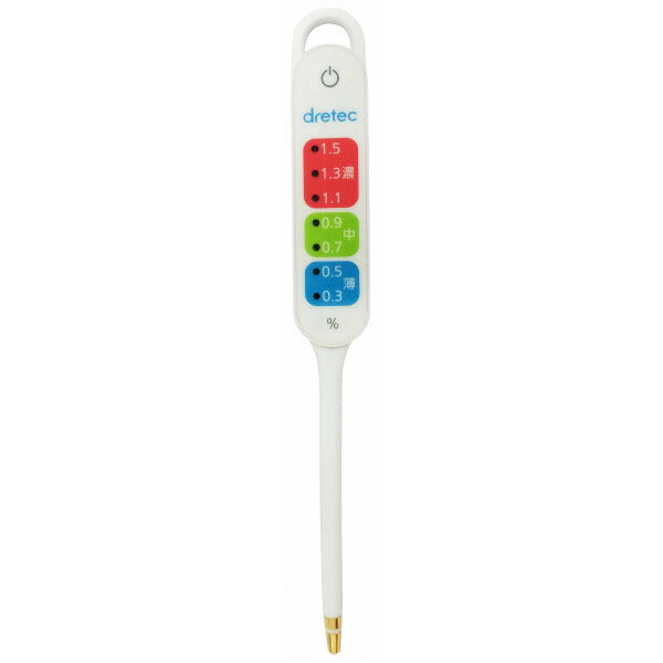 【メール便対応】ドリテック　健康塩分計　ホワイト　【品番：EN-900WT】