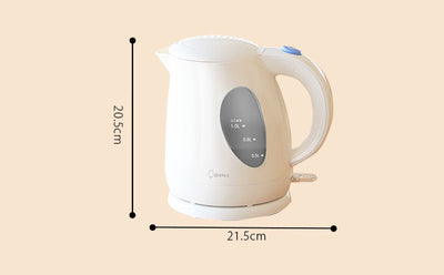 ドリテック　電気ケトル「チェロ」1.0L　ホワイト　【品番：PO-152WT】