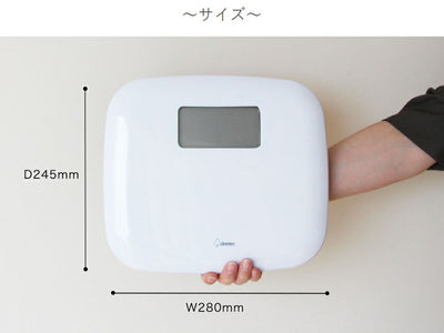 ドリテック　ボディスケール「リフェロ」　ホワイト　【品番：BS-183WT】