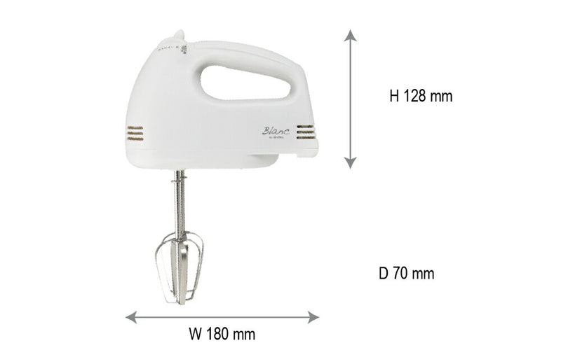 ドリテック　ハンドミキサー　ホワイト　【品番：HM-711WT】