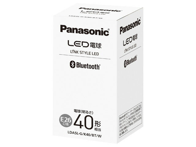 パナソニック　LINK STYLE LED専用 LED電球 4.8W（電球色相当） E26口金　【品番：LDA5LGK40BTW】