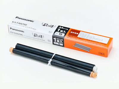 パナソニック　普通紙ファクス用インクフィルム（A4・15m）　【品番：KX-FAN190】◯