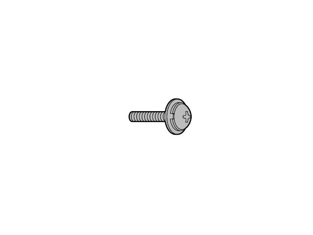 【メール便対応】パナソニック　本体固定用ねじ（M4×15）（黒）　【品番：XYN4+F15FJK】