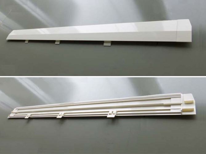 パナソニック　下枠前カバーセット L=680 白用　【品番：RLXGVGB511Z】●