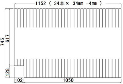 パナソニック　巻きふた・サーモデッキ用（1216）L勝手用　【品番：RSW74MN1K1XLC】
