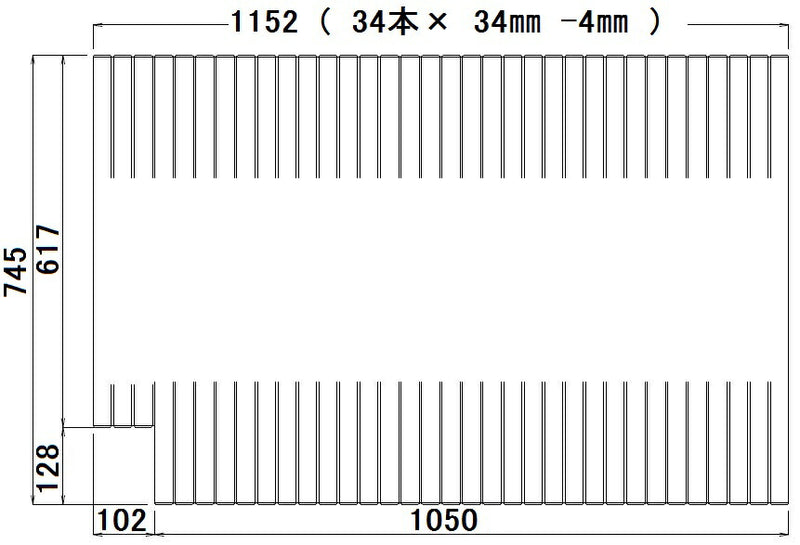 パナソニック　巻きふた・サーモデッキ用（1216）L勝手用　【品番：RSW74MN1K1XLC】