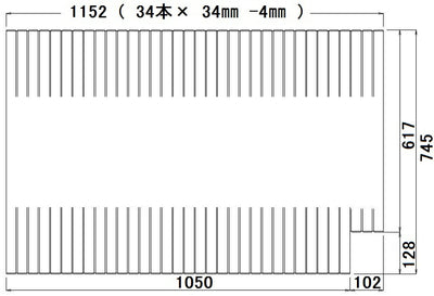 パナソニック　巻きふた・サーモデッキ用（1216）R勝手用　【品番：RSW74MN1K1XRC】