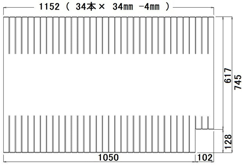 パナソニック　巻きふた・サーモデッキ用（1216）R勝手用　【品番：RSW74MN1K1XRC】
