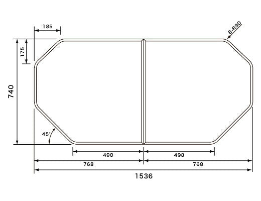 パナソニック　断熱組フタ：1600用　【品番：GTD74KN1M】●