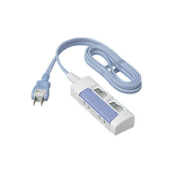パナソニック　ザ・タップ スイッチシリーズ（2コ口）（スナップキャップ・2mコード付）（ブルー）　【品番：WHS2622DKP】