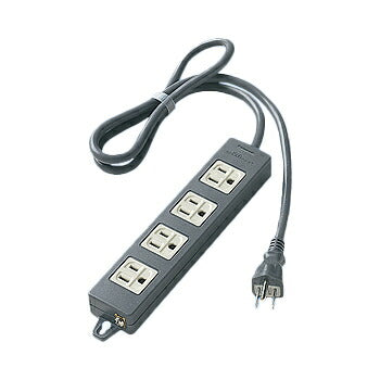パナソニック　OAタップ（接地15A形）（4コ口・ブラック）（1mコード付）（マグネット付）　【品番：WCH2314B】