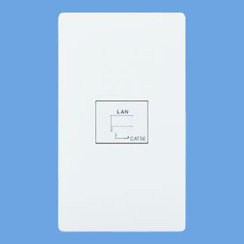 パナソニック　アドバンスシリーズ情報モジュラジャック（CAT5E）（埋込型）（セラミックホワイト）　【品番：NR3160CW】