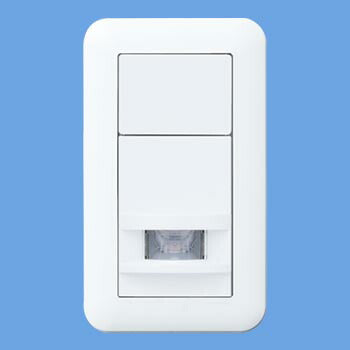 パナソニック　コスモシリーズワイド21[壁取付]熱線センサ付自動スイッチ（子器）（ブランクチップ付）（ホワイト）　【品番：WTK1911WK】