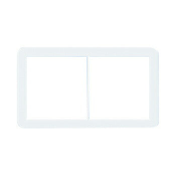 パナソニック　コスモシリーズワイド21 スイッチプレート（2連接穴×2）（ホワイト）　【品番：WTC7124W】