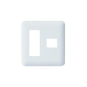 パナソニック　コスモシリーズワイド21 コンセントプレート（3コ＋1コ用）（ホワイト）　【品番：WTF7074W】