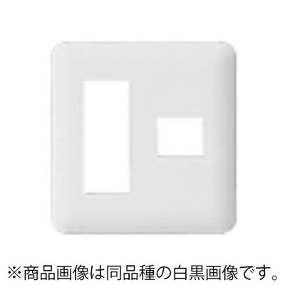 パナソニック　コスモシリーズワイド21 コンセントプレート（3コ＋1コ用）（ベージュ）　【品番：WTF7074F】