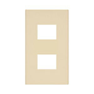 パナソニック　コスモシリーズワイド21 簡易耐火用コンセントプレート2コ用（ベージュ）　【品番：WTF8702F】
