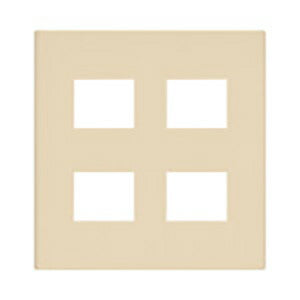 パナソニック　コスモシリーズワイド21 簡易耐火用コンセントプレート4コ用（ベージュ）　【品番：WTF8704F】