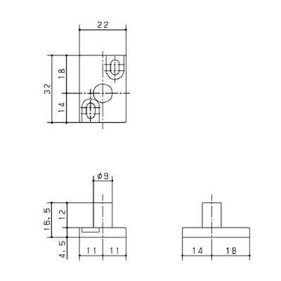 【メール便対応】パナソニック　固定ピン（W色）　【品番：MJBN9014W2】