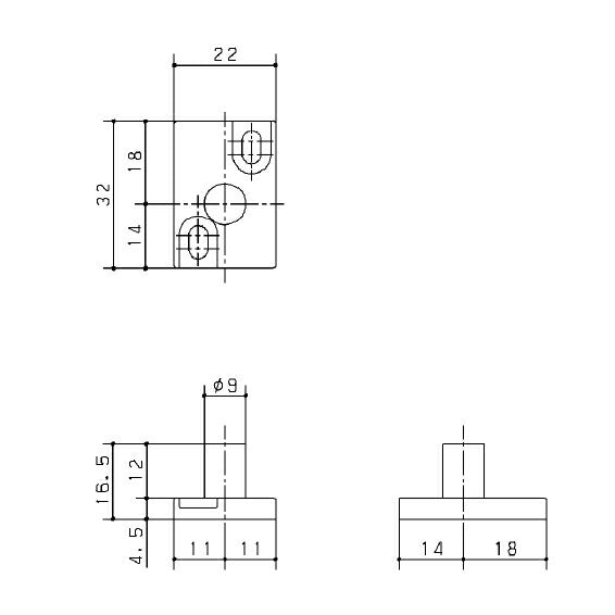 【メール便対応】パナソニック　固定ピン（W色）　【品番：MJBN9014W2】