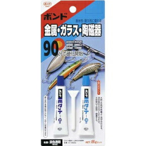 コニシ　ボンド Eセット 金属・ガラス・陶磁器 15g　【品番：#16023】